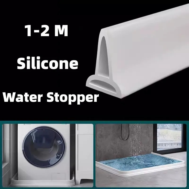 Silicone Shower Water Stopper Strip 1M–2M | Flood Barrier