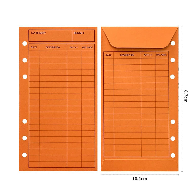 Bview Art PP Budget Envelope Monthly Weekly Planner Cash Efficient