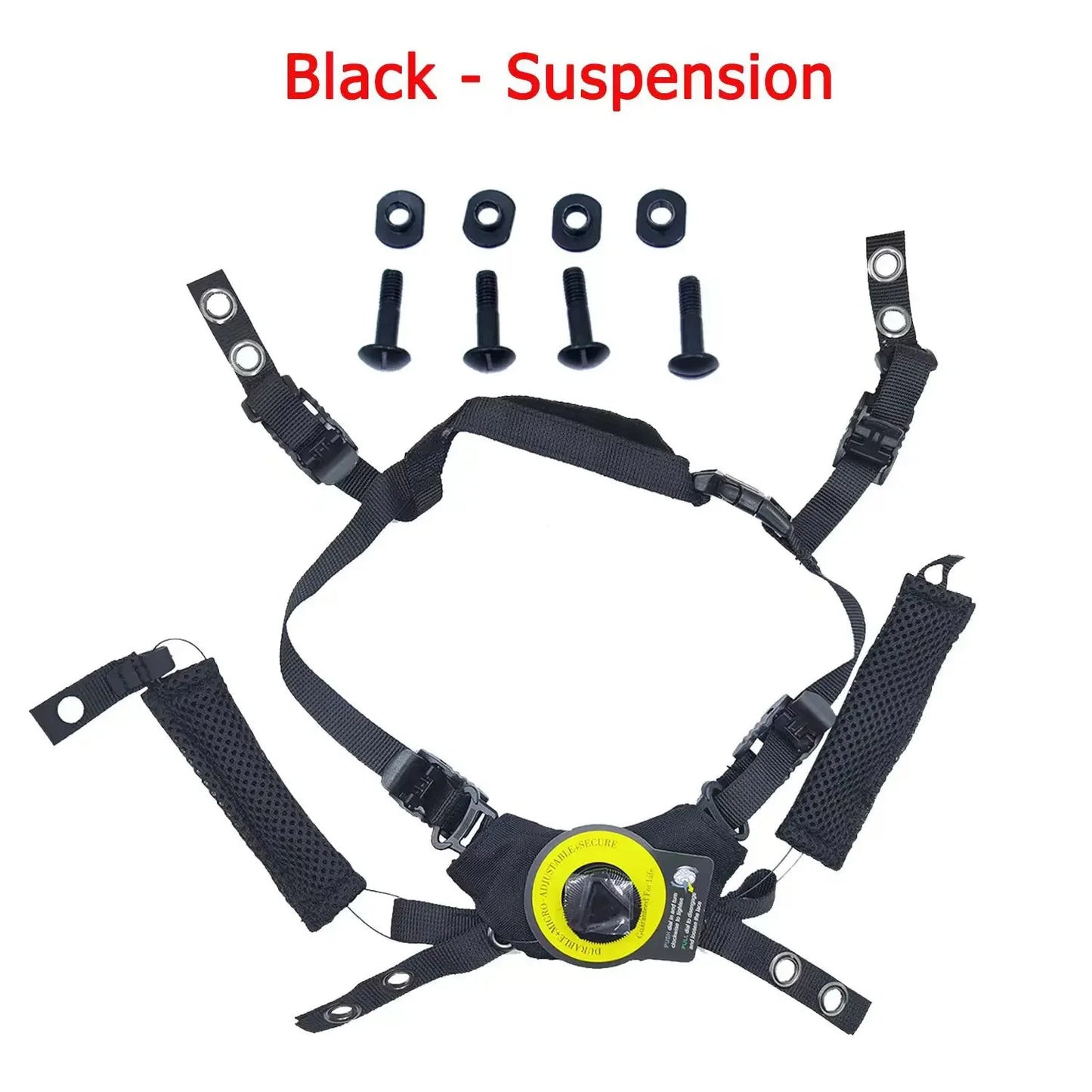 NEW Upgraded Team Wendy Helmet Hanging Suspension System Chin Strap for Team Wendy FAST MICH Tactical Helmet Accessories Peaceful Pleasures Health and Wellness Black Suspension