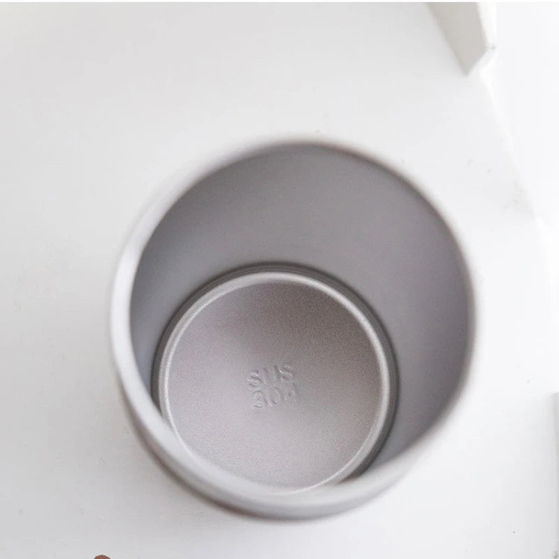 Stainless Steel Double-Wall Insulated Coffee Mug 300ml