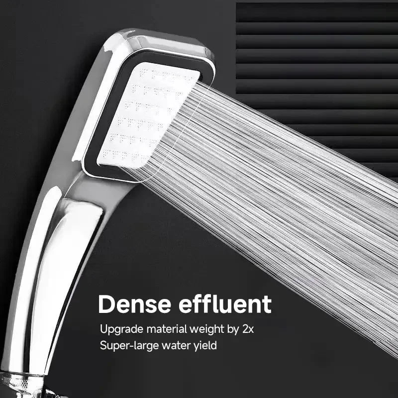 High-Pressure Handheld Shower Head | Water-Saving Nozzle