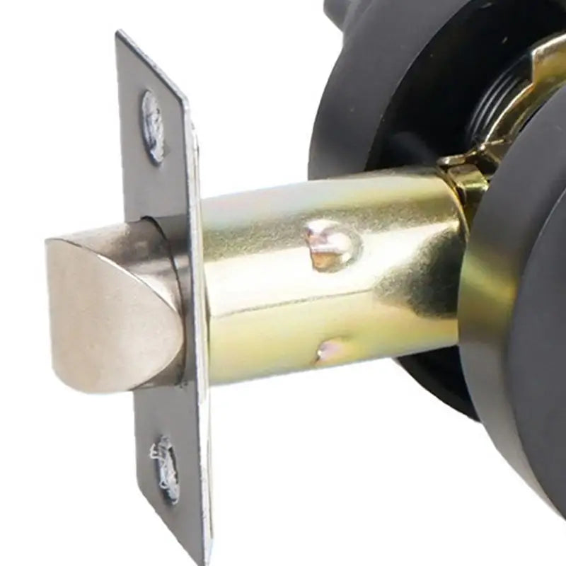 Heavy Duty Black Silent Door Lever | Keyless Privacy Lockset