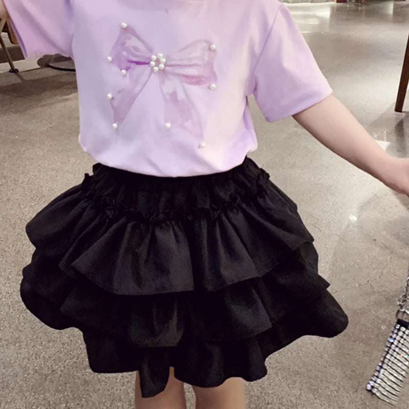 Girls Tutu Ballet Princess Skirt | Summer Cake Skirt Ages 7–13
