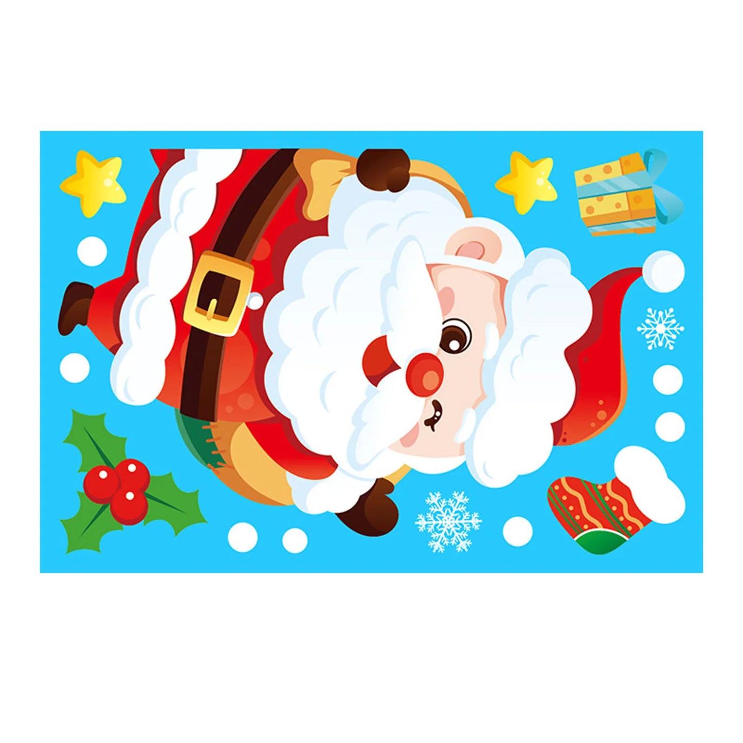 Christmas Electrostatic Window Stickers – Santa & Reindeer