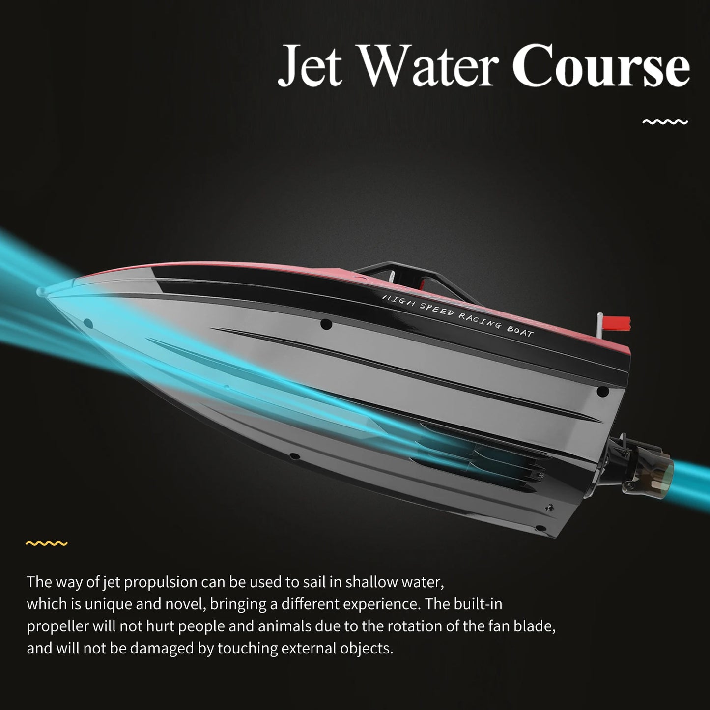 WLtoys WL917 RC Jet Boat 2.4GHz 16km/h | Kids & Adults Gift