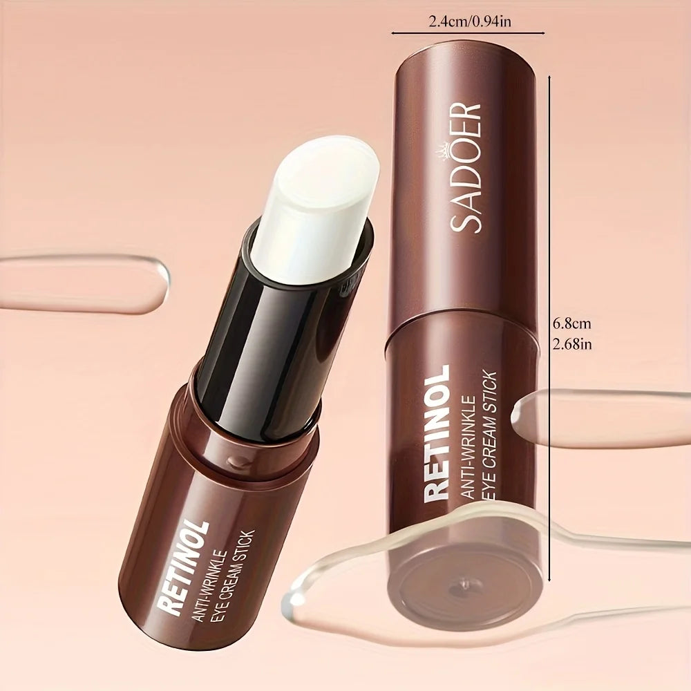 Retinol Eye Cream Stick, Hydrating for Dry Skin, Moisturizing Under Eye Care, anti-wrinkle skincare make skin younger looking Peaceful Pleasures Health and Wellness