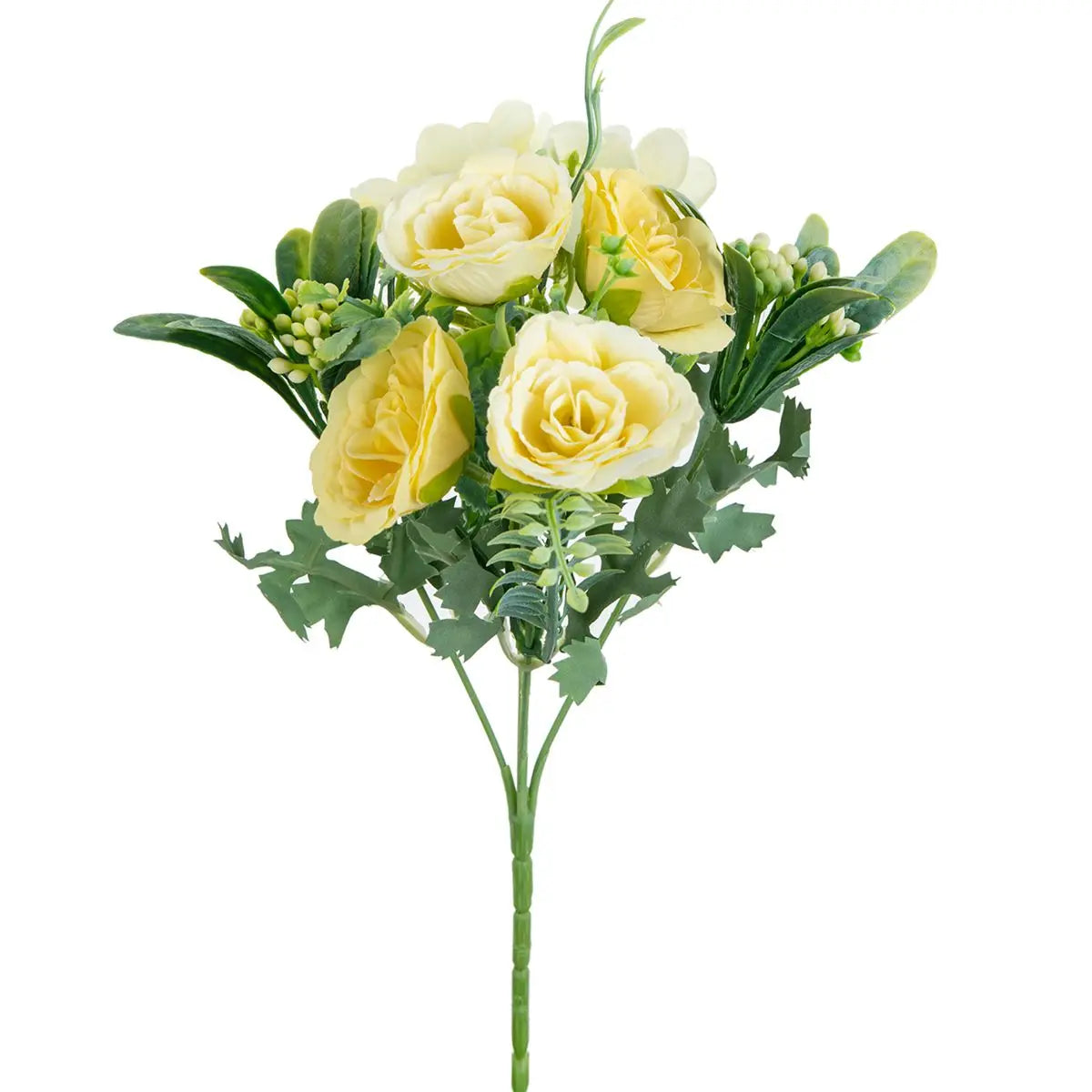 Artificial Silk Rose & Hydrangea Bouquet | Wedding Home Decor