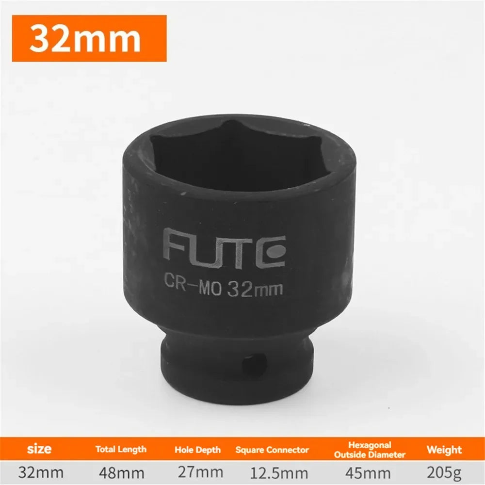 1/2" Drive Impact Socket Square to Hex Adapter | Cr-V Steel