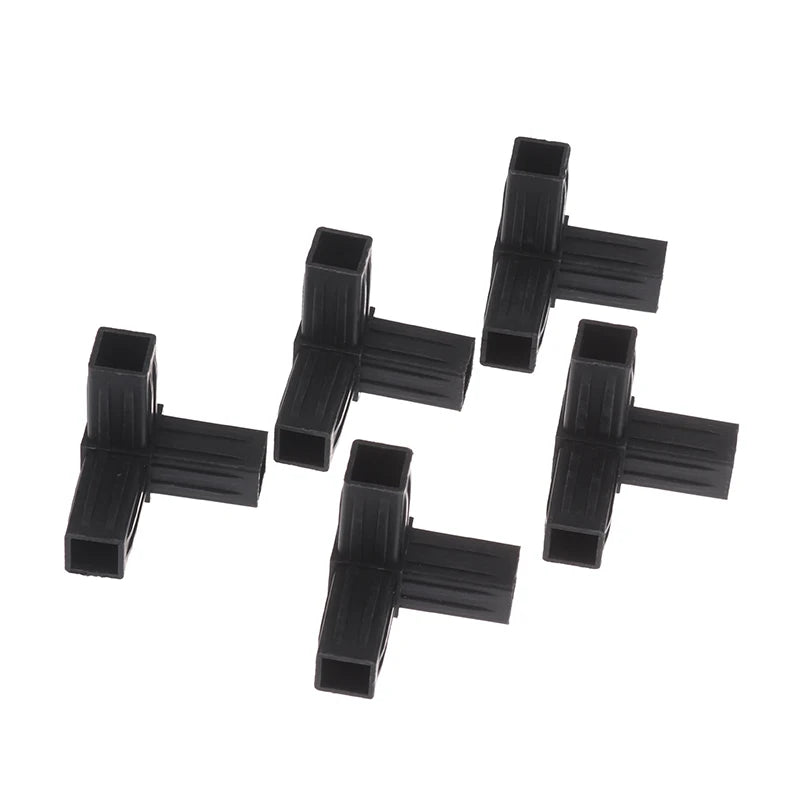 New 1/5Pcs 20MM 2/3/4-/5-way Cross Square Pipe Fittings 20X20Pipe Angle Code Hexagonal Through Plastic Fittings ABS Connector Peaceful Pleasures Health and Wellness 03 5pcs
