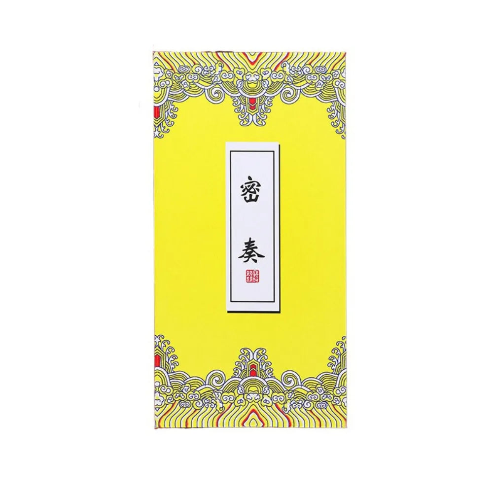 Collect Postmarks Folding Organ Notepad Blank Inner Page Chinese Style Retro Court Notebook Traveler Stationery Writing Paper Peaceful Pleasures Health and Wellness Style 7