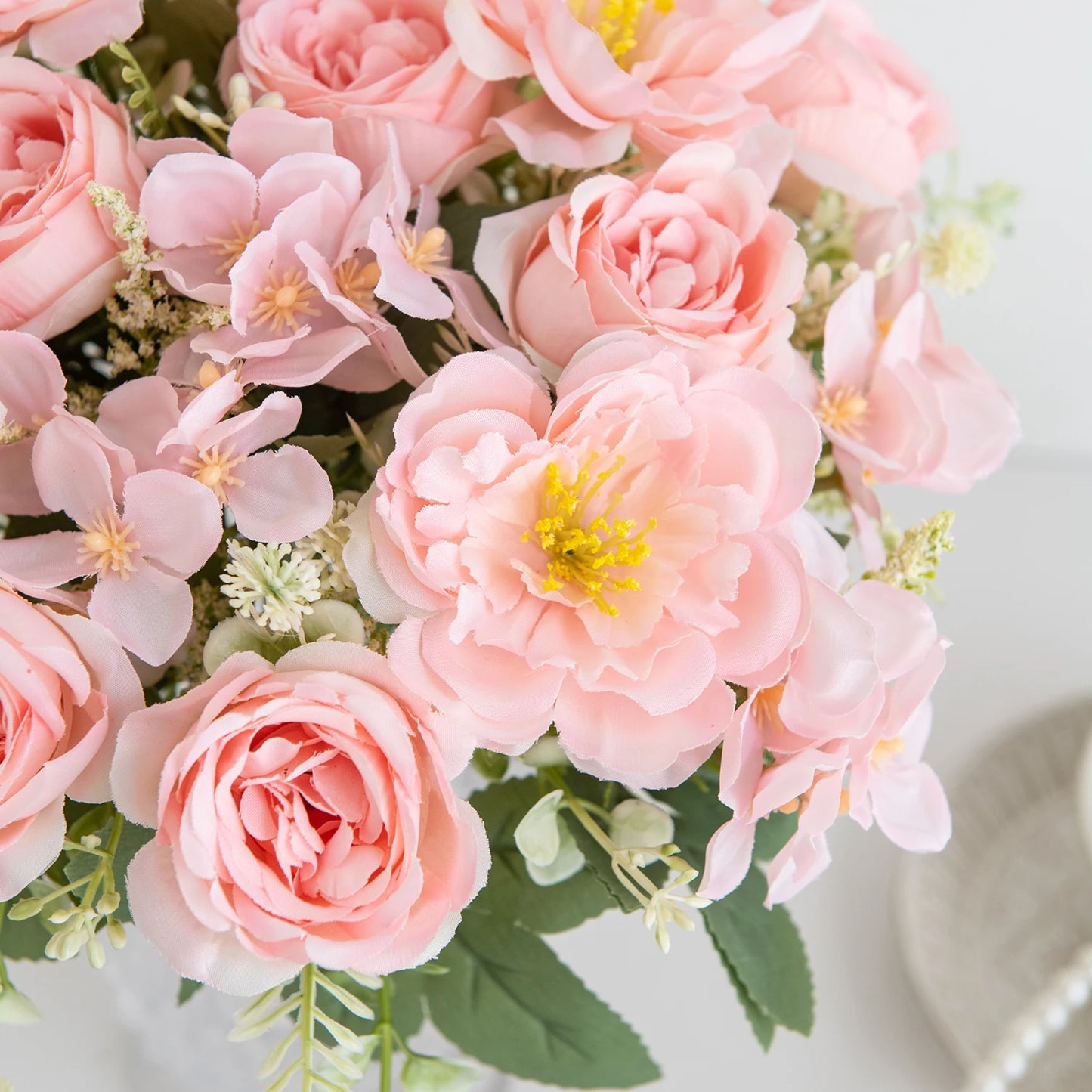 Silk Peony Artificial Flower Ball – Wedding & Home Decor
