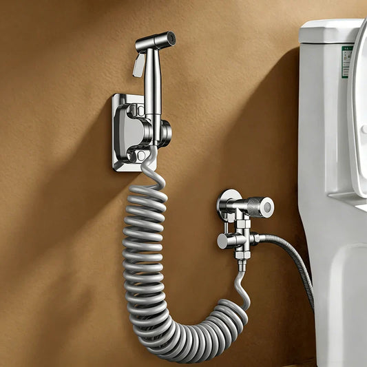 High Pressure Toilet Sprayer Gun – 1 In 2 Out Corner Valve Bathroom Sprayer Valve Oasis Select