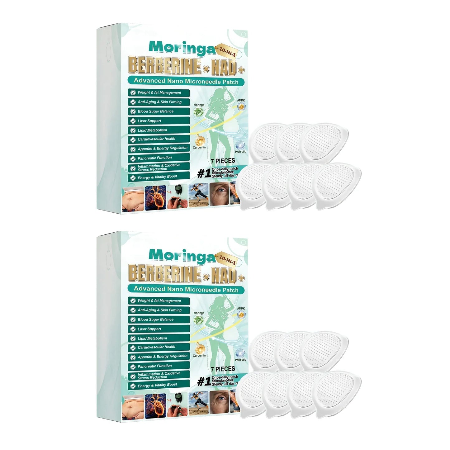 10-in-1 Nano Microneedle Body Patches – Moisturizing & Firming