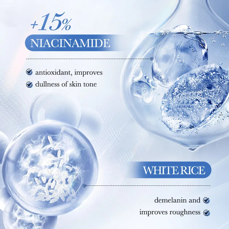 SADOER White Rice Nicotinamide Face Serum – Brighten & Hydrate
