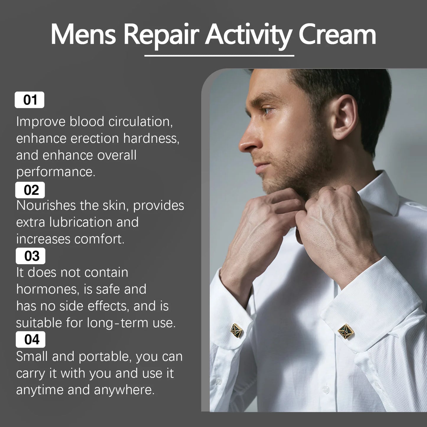 Men's Endurance Boosting Body Massage Cream 50g