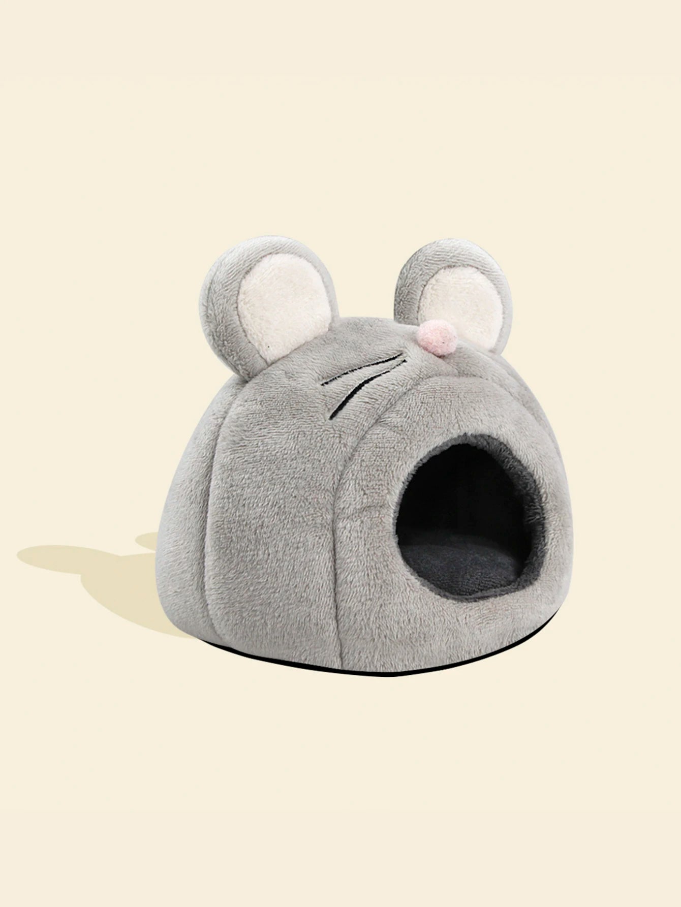Mouse-Shaped Hamster Bed & Hedgehog Hideout | Fleece Pet Nest