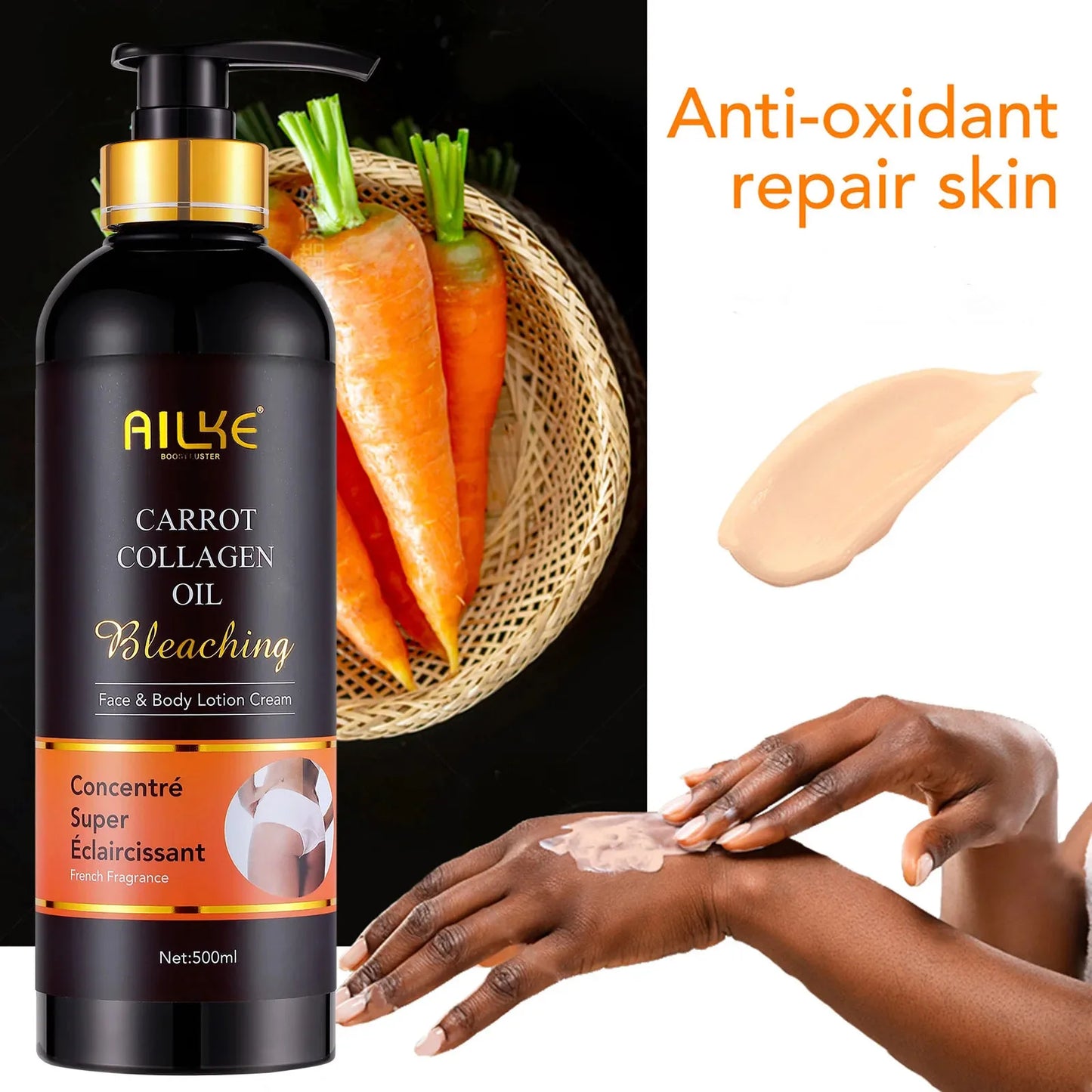 AILKE Brightening Moisturizing Body Lotion – Even Skin Tone 500ml