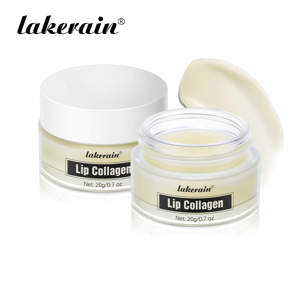 Lip Balm Collagen Lighten Melanin Lip Mask Exfoliating Fade Lip Line Dead Skin Moisturizing Brighten Repair Lip Care Products Peaceful Pleasures Health and Wellness 2pcs
