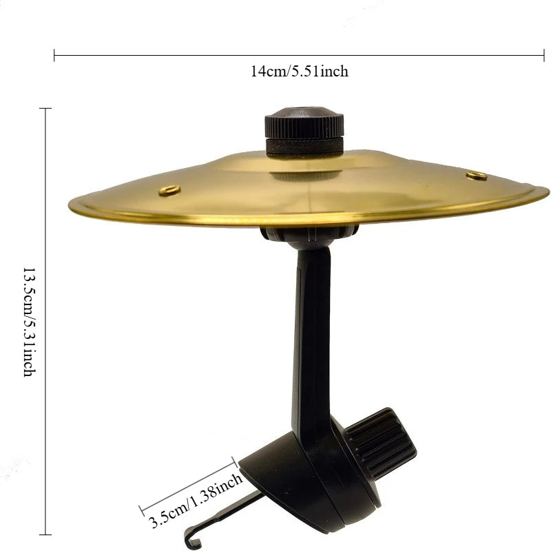 Miniature Drum Cymbal | Car Vent & Desk Shelf Decor Gift