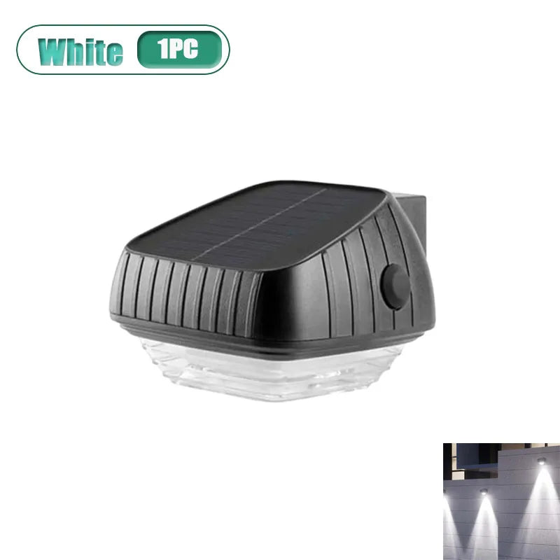 Solar Waterproof Outdoor Wall Lights – Garden Fence Patio Lamp