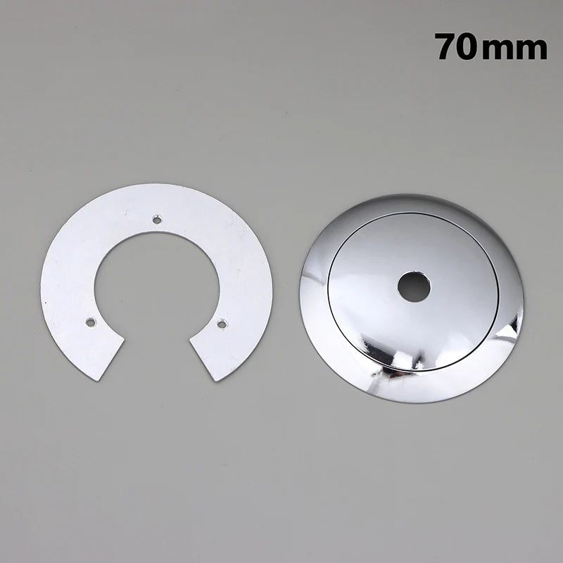 Aluminum Cap For Glass Globe Lampshade Arc Tray Flying Saucer Style Holder Lightweight Durable For Home Restaurant Lighting Peaceful Pleasures Health and Wellness 70mm Silver