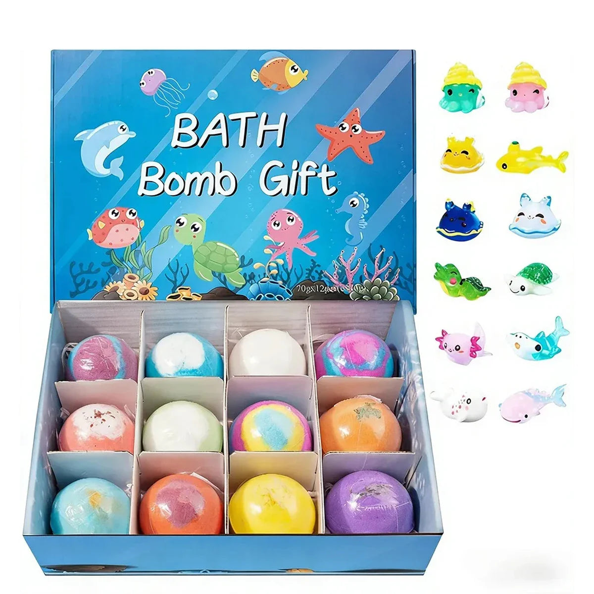 Kids Surprise Bath Balls with Toy Inside – Fun Bubble Bath Set