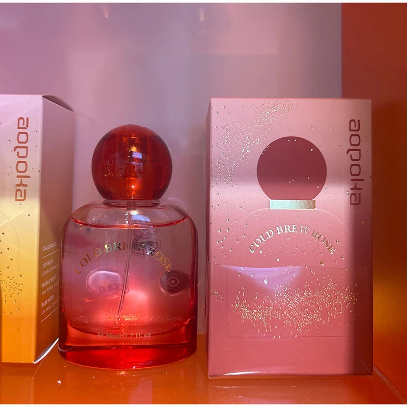 Rose Floral Perfume Long Lasting Light Fragrance Woodsy Scented Body Spray With Glitter Shimmer Women Woody Eau De Toilette Peaceful Pleasures Health and Wellness