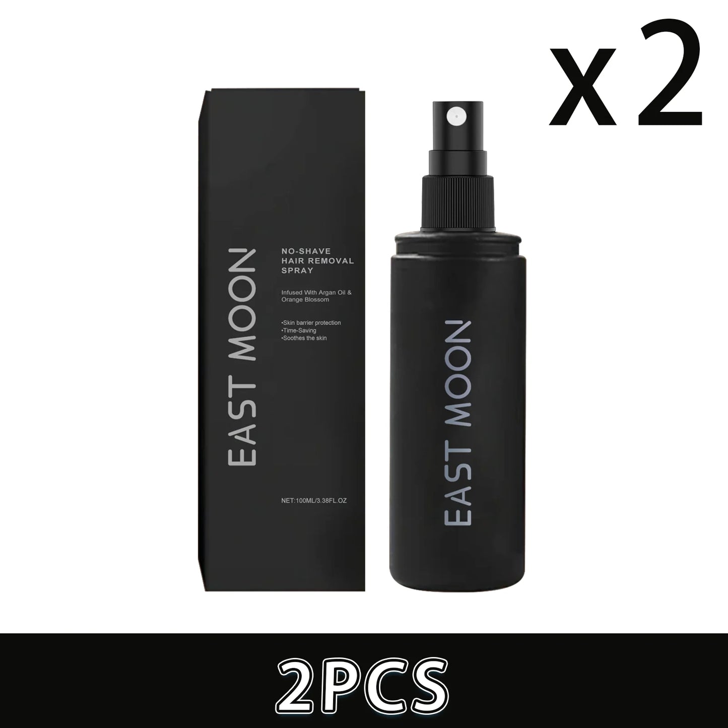 East Moon Men's Depilatory Spray – Body Hair Removal 100ml