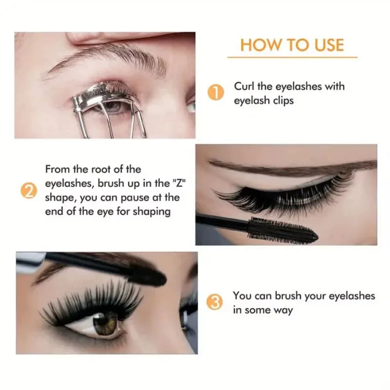 LUXURYTO 4D Waterproof Mascara – Volume, Curl & Long-Lasting