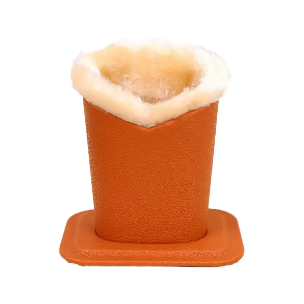 Pack of 1 Plush Lined Glasses Holder Stand Protective Glasses Case for Desks or Nightstands eyeglass case glasses pouch Peaceful Pleasures Health and Wellness 02