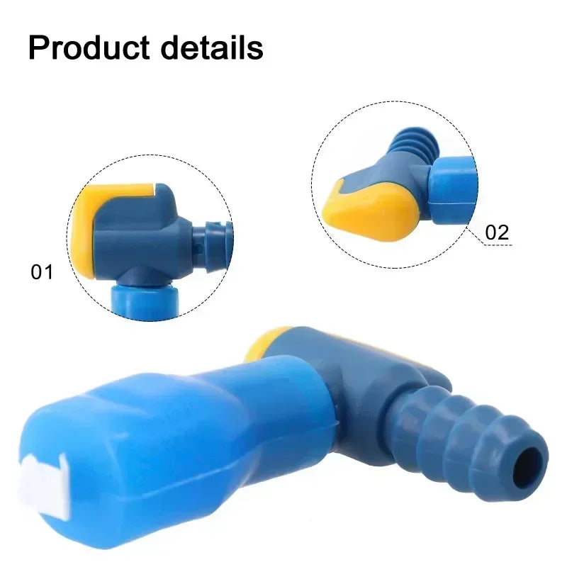 Hydration Pack Replacement Bite Valve with On/Off Switch Hydration Pack Accessory Peaceful Pleasures Health and Wellness