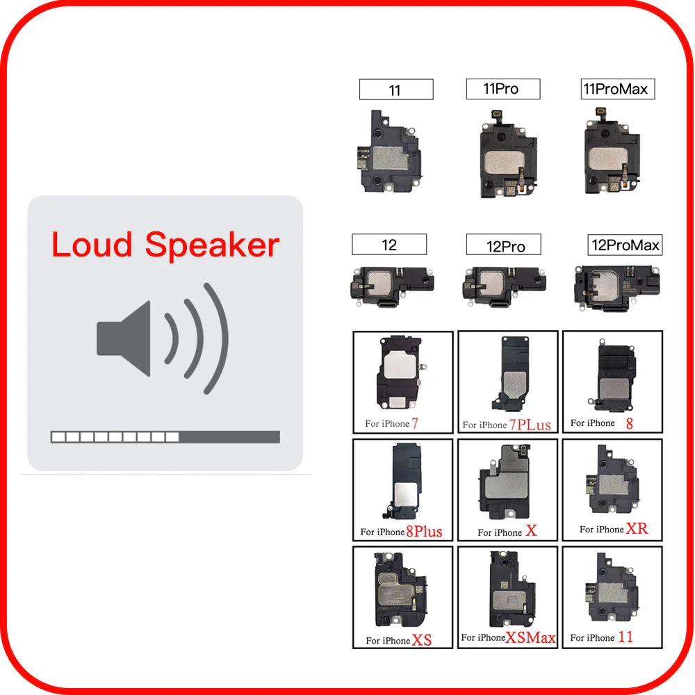 iPhone Loud Speaker Replacement 8 X XR XS 11 12 13 Pro Max