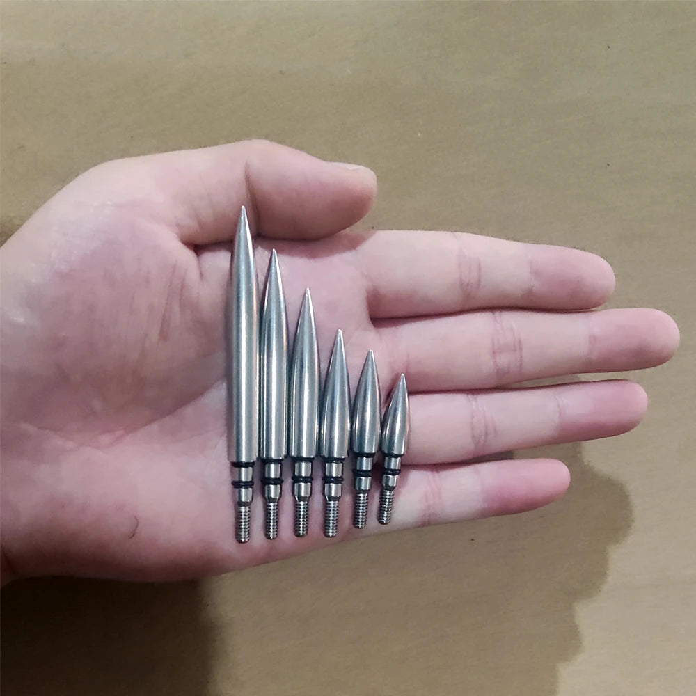 Arrowhead Stainless Steel Archery Replaceable Screw-in Tip 100 125
