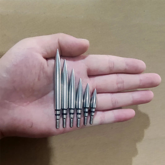 Arrowhead Stainless Steel Archery Replaceable Screw-in Tip 100 125 Peaceful Pleasures Health and Wellness