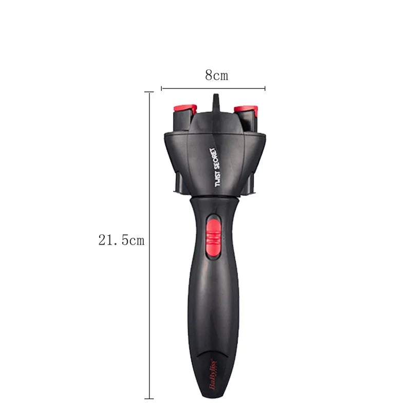 Electric Hair Styling Tool Automatic Knitted Device Hair Braider Styling Two Strands Twist Braid Maker Hair Braider DIY Electric Peaceful Pleasures Health and Wellness