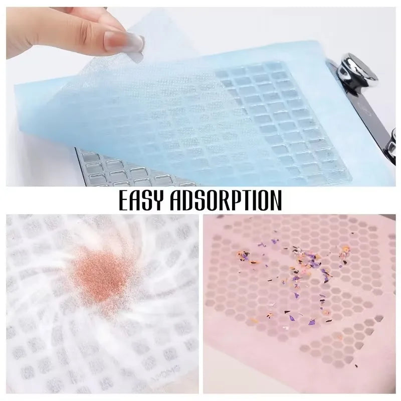 Nail Art Dust Collector Filter Papers 100/200/300pcs – Manicure