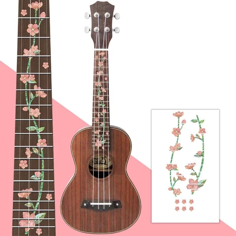 23inch Ukulele Fretboard Note Decal Guitar Inlay Sticker Decoration Ukulele Fretboard Sticker for Guitar Bass Ukulele Peaceful Pleasures Health and Wellness