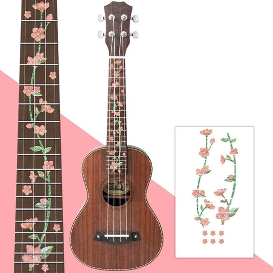 23inch Ukulele Fretboard Note Decal Guitar Inlay Sticker Decoration Ukulele Fretboard Sticker for Guitar Bass Ukulele Peaceful Pleasures Health and Wellness