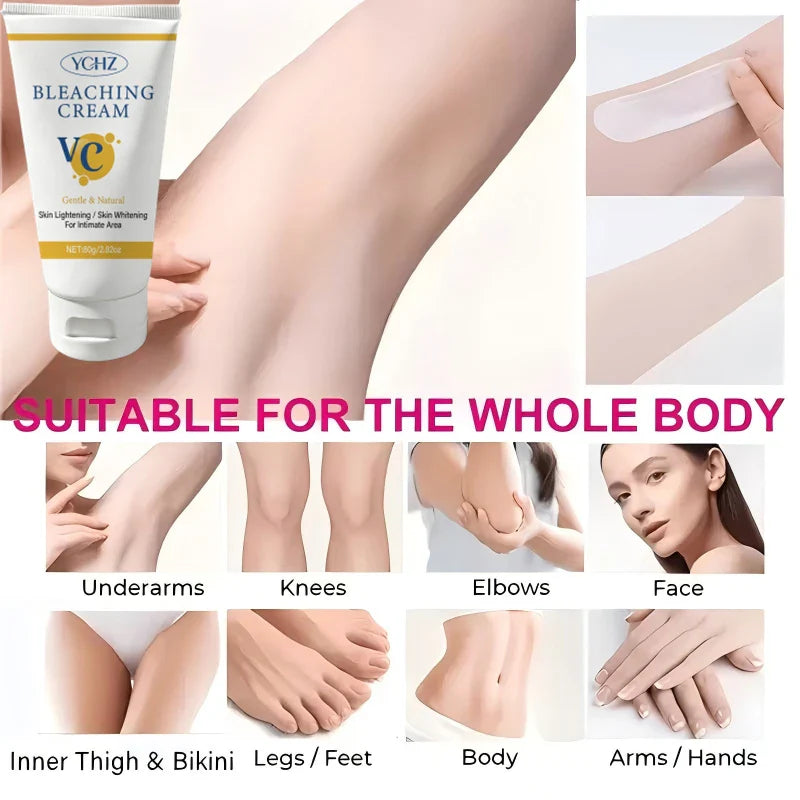 YCHZ Skin Brightening Cream – Body, Face & Intimate Areas 80g