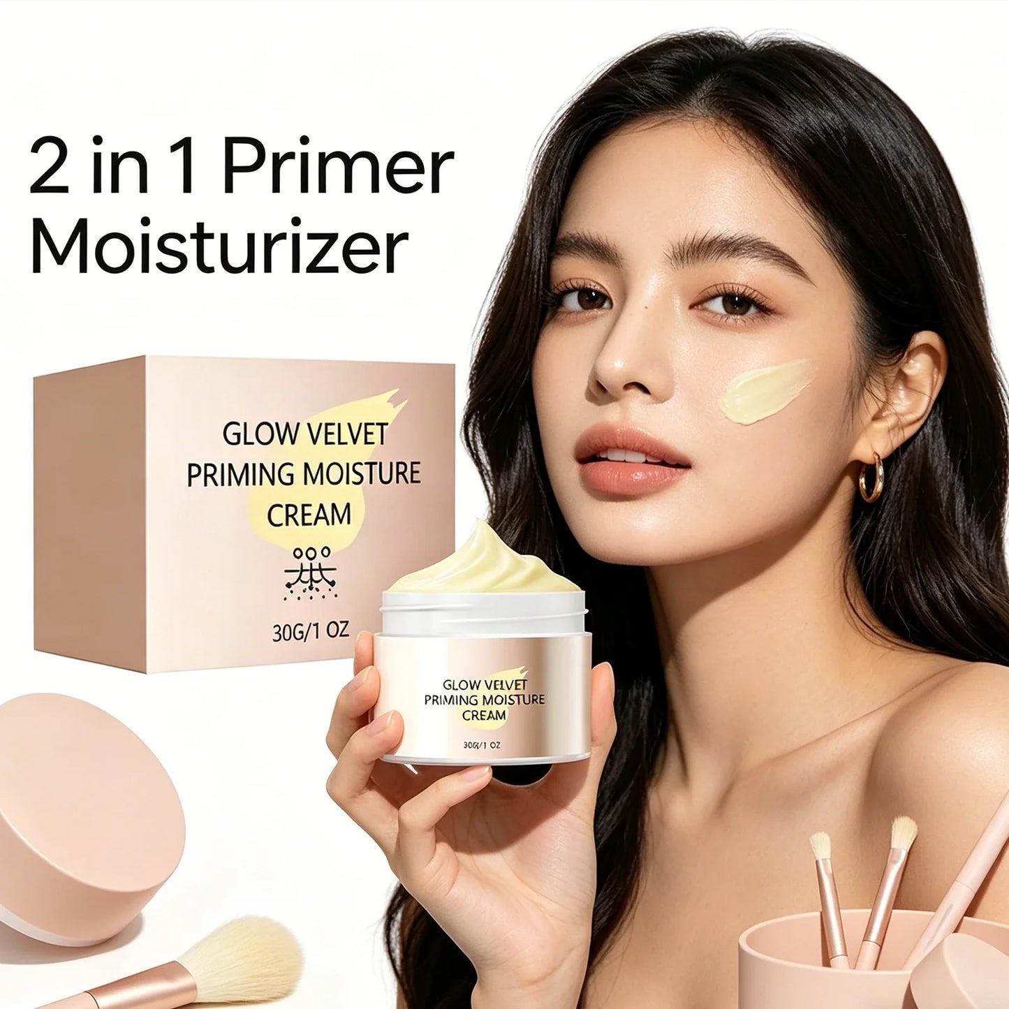2-in-1 Hydrating Makeup Primer & Moisturizer 30g – Smooth Base