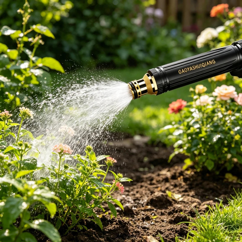 High Pressure Car Wash Water Gun Water Pipe Automotive Supplies Watering Tools Gardening Household Spray Gun Peaceful Pleasures Health and Wellness