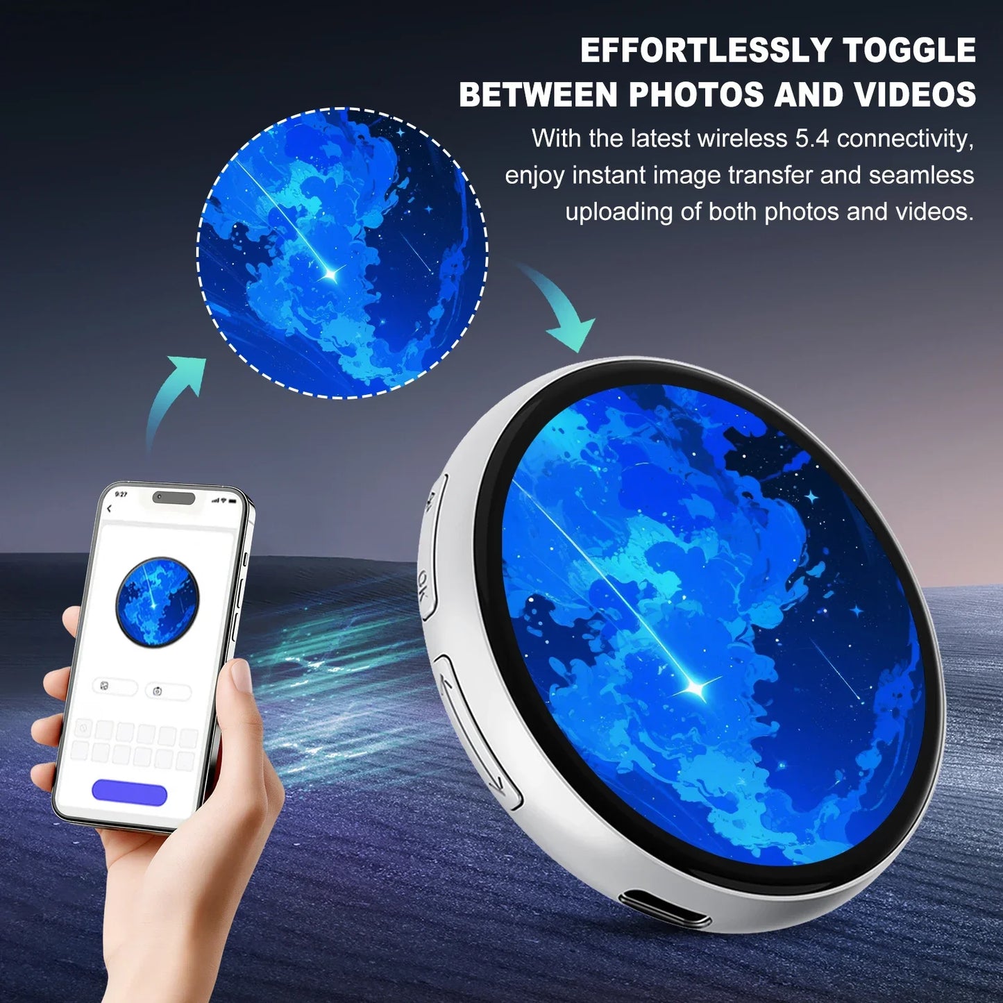 HD Touch Screen Smart Digital Badge – GIF & Video Display