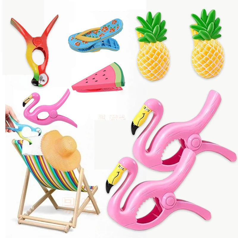 Large Beach Towel Clips for Chairs & Sun Loungers – Durable Beach Chair Accessory Peaceful Pleasures Health and Wellness
