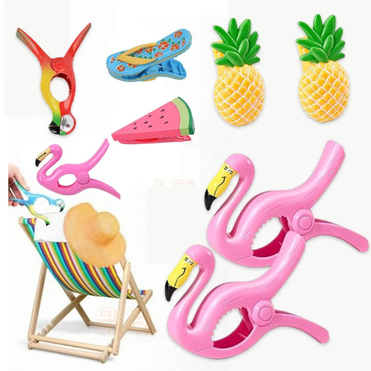 Large Beach Towel Clips for Chairs & Sun Loungers – Durable Beach Chair Accessory Peaceful Pleasures Health and Wellness
