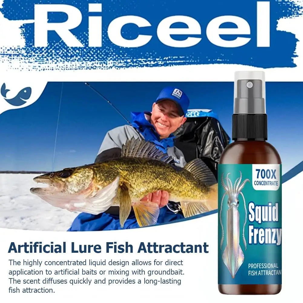 Squid Fishing Attractant Liquid for Effective Fishing Peaceful Pleasures Health and Wellness
