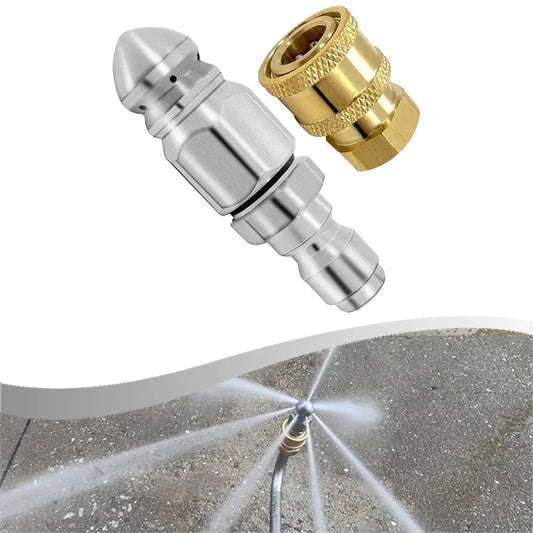 5000 PSI Sewer Jetting Nozzle – 1/4" Quick Connect Drain Cleaner Drain Jetting Nozzle Oasis Select