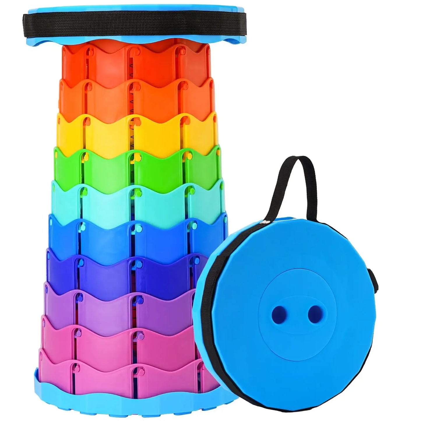 Upgraded Portable Foldable Folding stool Retractable Folding campingool suitable For Adults Outdoor Fishing Gardening Peaceful Pleasures Health and Wellness