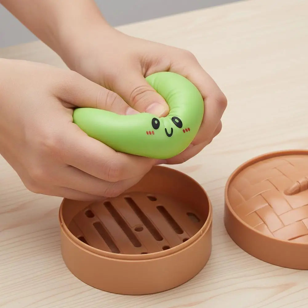 Colorful Dumpling Stress Balls for Decompression Play Peaceful Pleasures Health and Wellness