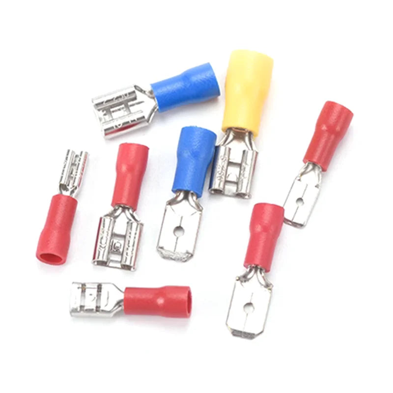 20pcs FDD MDD Female Male Insulated Electrical Crimp Terminal for 1.5-2.5mm2 Cable Wire Connector Peaceful Pleasures Health and Wellness
