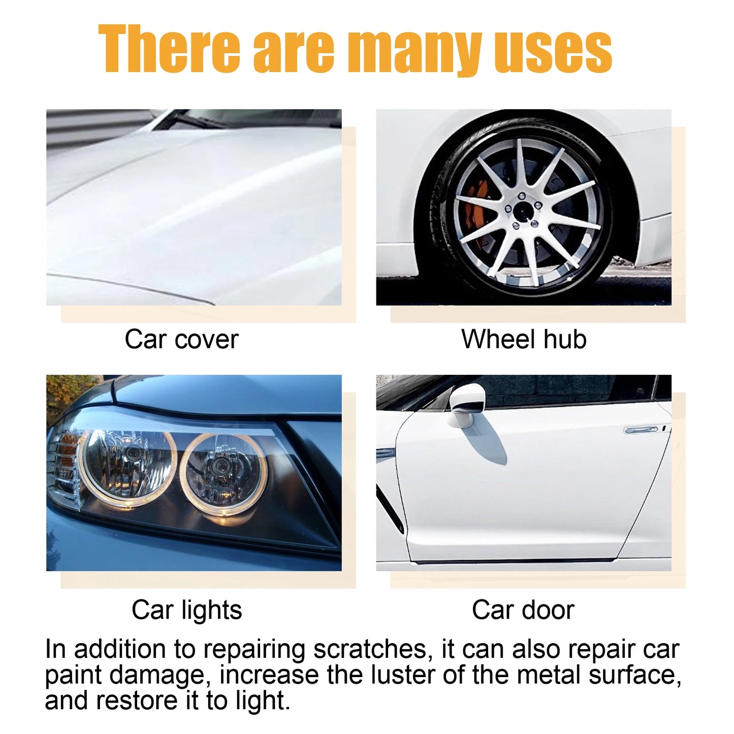 Homonth Car Scratch Repair Cream | Remove Oxidation & Restore Gloss